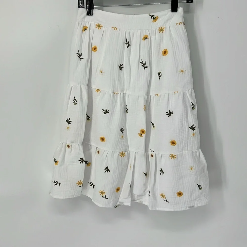 Imagine NWT girls size 12 lined skirt top set